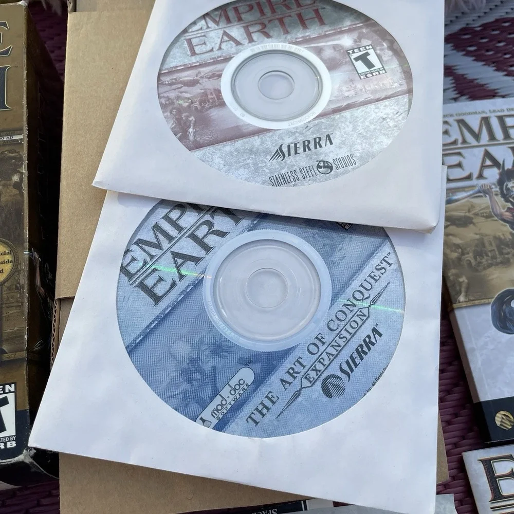 Empire Earth Gold Edition (PC, 2003) The Art Of Conquest Expansion Game Compete